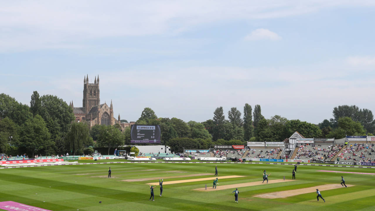 A view of the County Ground in Worcester&nbsp;&nbsp;&bull;&nbsp;&nbsp;PA Images via Getty Images