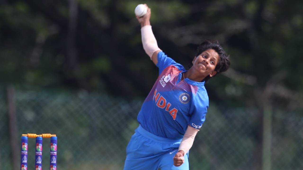 Poonam Yadav took 4 for 9, India v Bangladesh, women's Asia Cup final. Kuala Lumpur