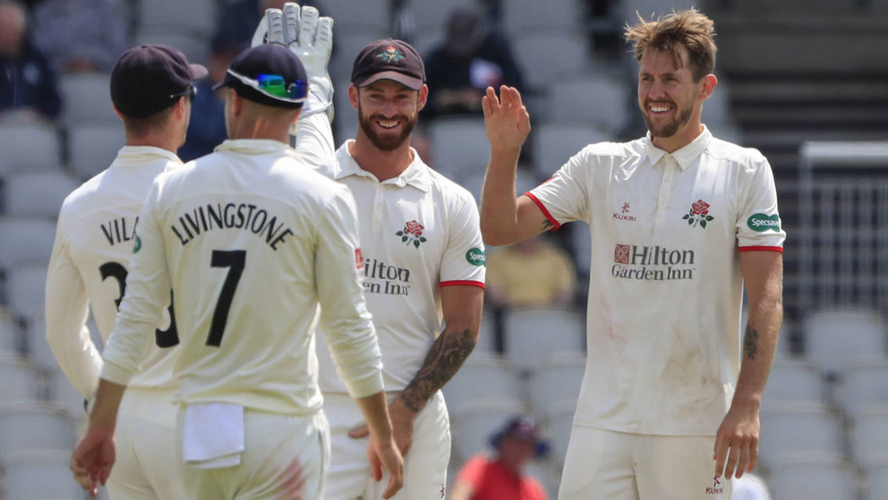 Tom Bailey claimed a four-wicket haul, Lancashire v Essex, County Championship, Division One, Old Trafford, June 11, 2018