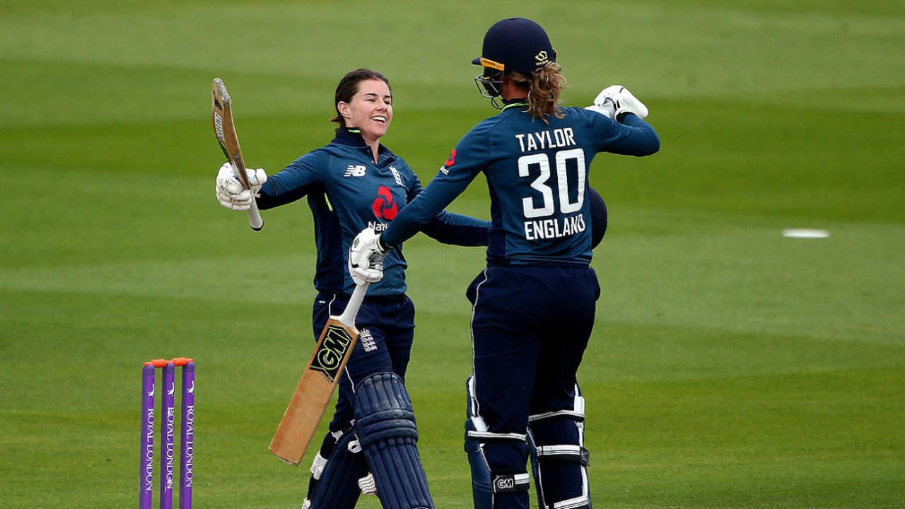 Tammy Beaumont and Sarah Taylor both made centuries for England, England v South Africa, 2nd women's ODI, Hove, June 12, 2018