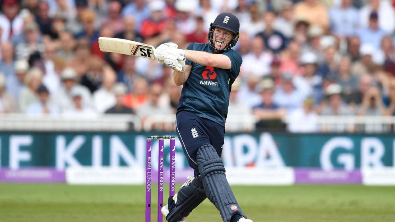 Eoin Morgan hit England's fastest ODI fifty from 21 balls&nbsp;&nbsp;&bull;&nbsp;&nbsp;Getty Images