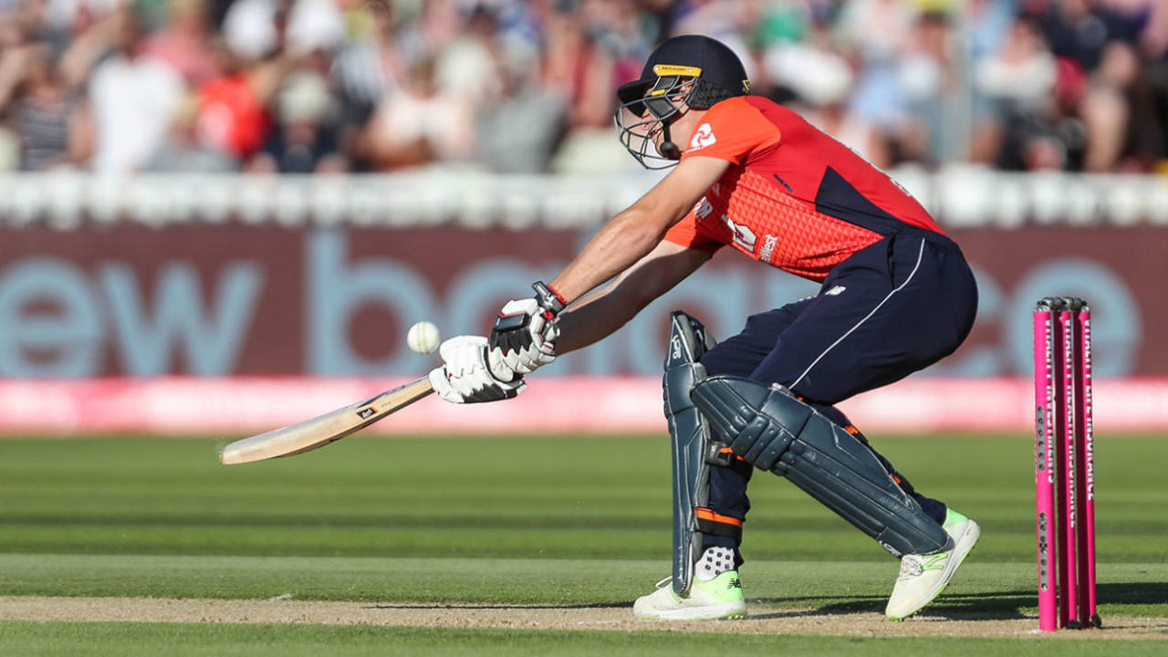Jos Buttler plays the ramp shot, England v Australia, only T20I, Edgbaston, June 27, 2018