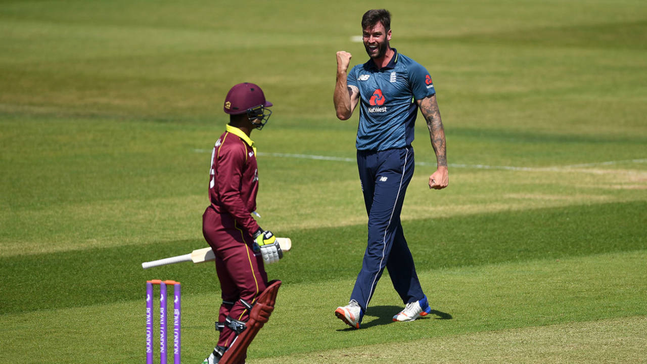 Reece Topley finished with career-best one-day figures&nbsp;&nbsp;&bull;&nbsp;&nbsp;Getty Images