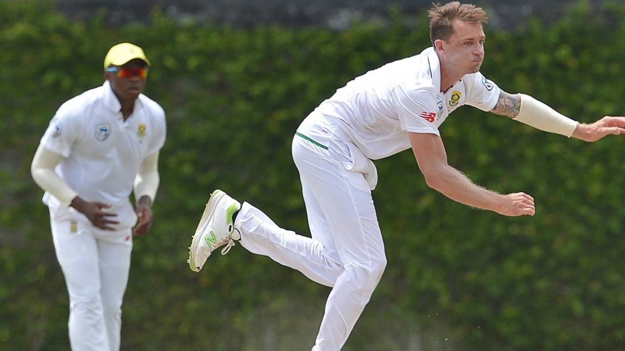 Dale Steyn had a long workout under the Colombo sun,  Sri Lanka Board XI v South Africans, P Sara Oval, 1st day, July 7, 2018