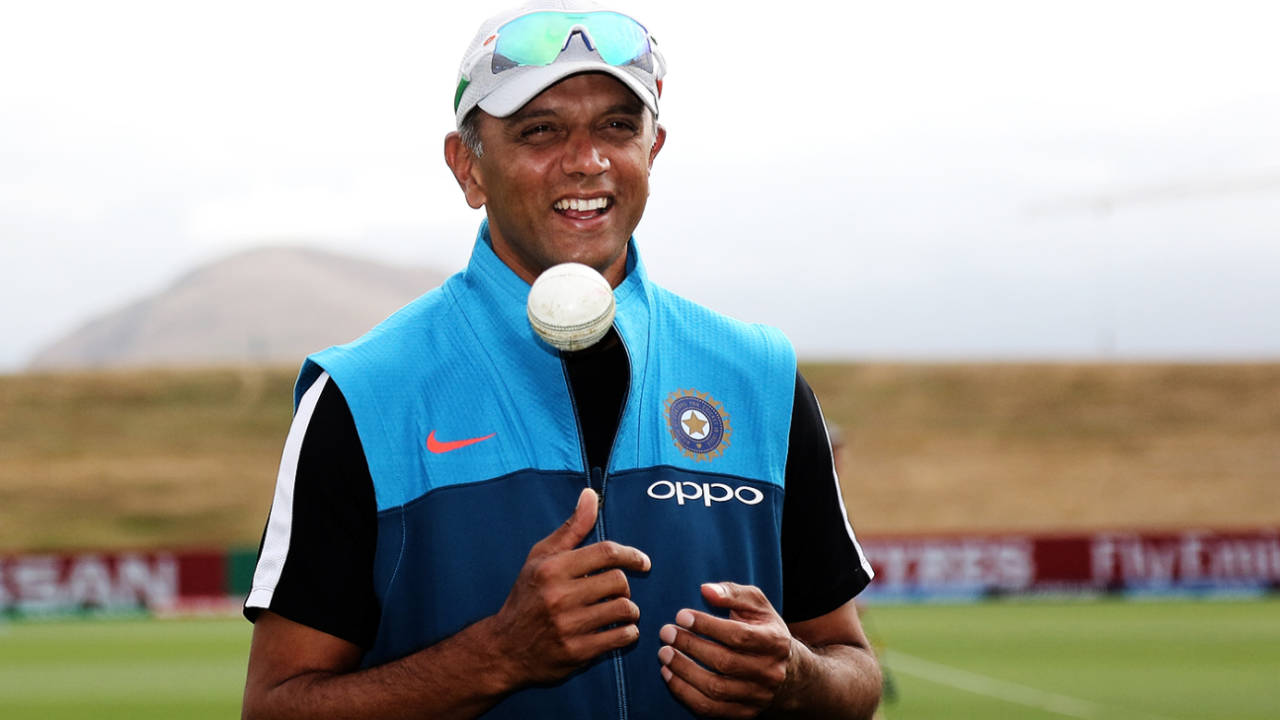 Rahul Dravid at the Under-19 World Cup, Queenstown, January 26, 2018