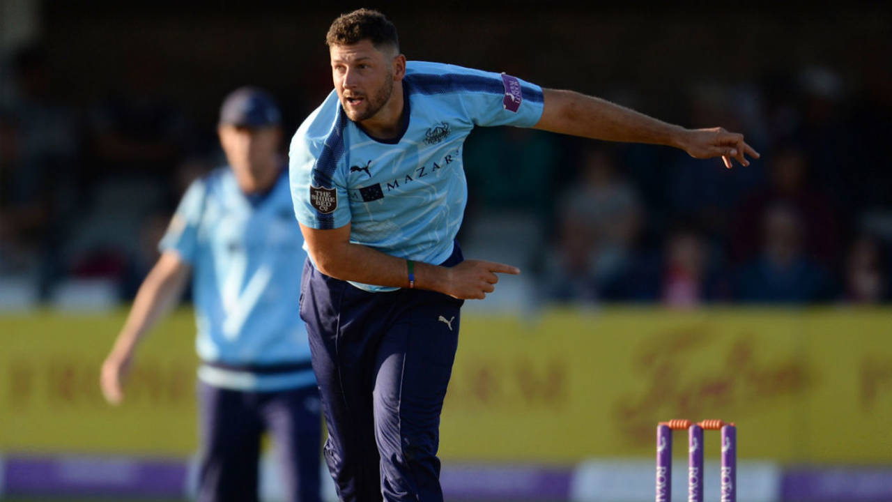 Tim Bresnan in action, Essex v Yorkshire, Royal London Cup semi-final, Chelmsford, June 14, 2018