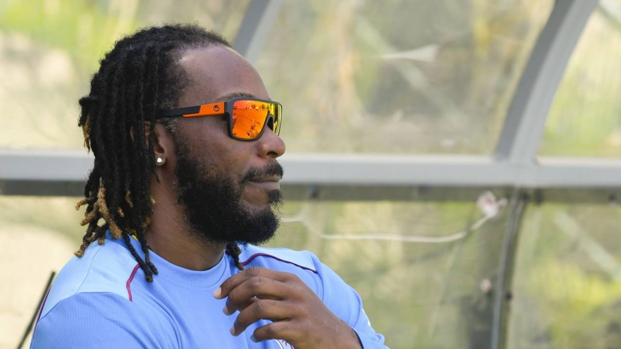 Chris Gayle on the sidelines of West Indies' training session&nbsp;&nbsp;&bull;&nbsp;&nbsp;AFP