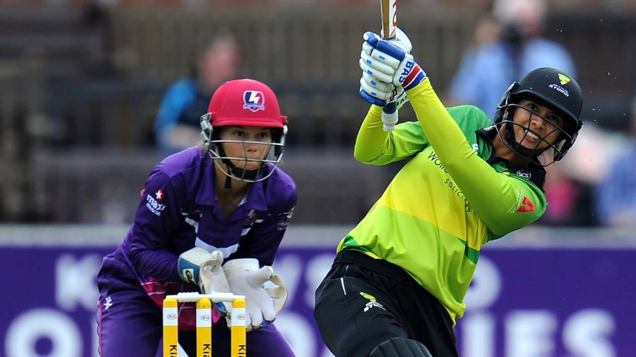 Smriti Mandhana smashed the record for fastest KSL fifty, Western Storm v Loughborough Lightning, KSL 2018, Taunton, July 29, 2018