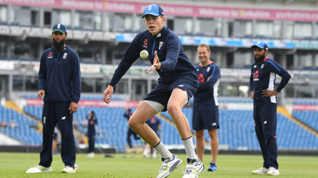 Henry Brookes spent time with the England one-day squad, Headingley, July 16, 2018