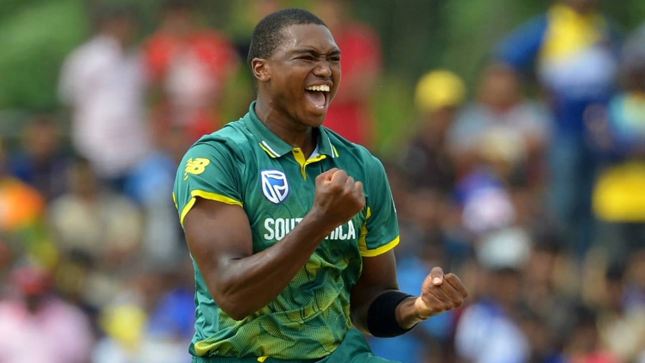 Lungi Ngidi took two wickets in one over to rattle Sri Lanka, Sri Lanka v South Africa, 2nd ODI, Dambulla, August 1, 2018