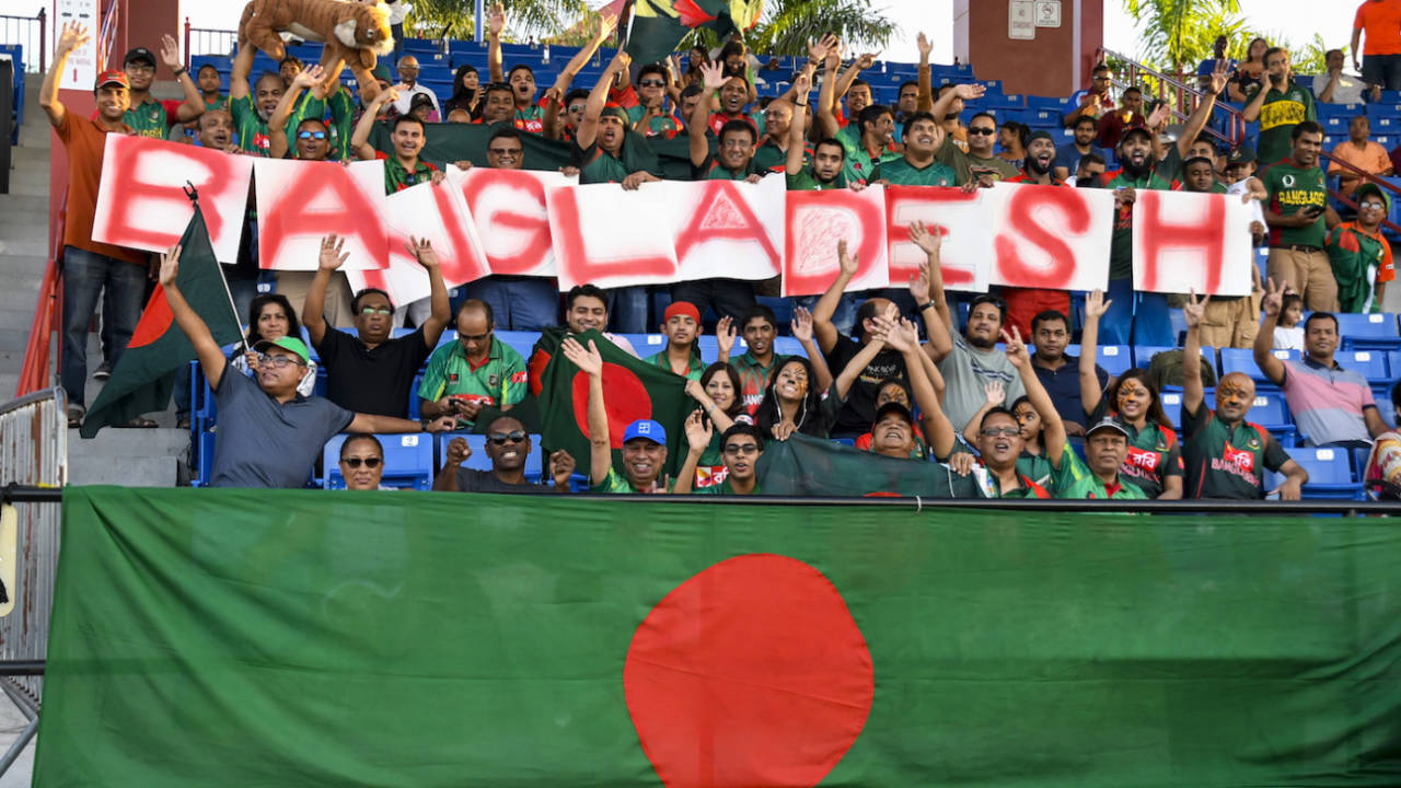 Bangladesh fans showed up in big numbers, West Indies v Bangladesh, 3rd T20I, Lauderhill, August 5, 2018