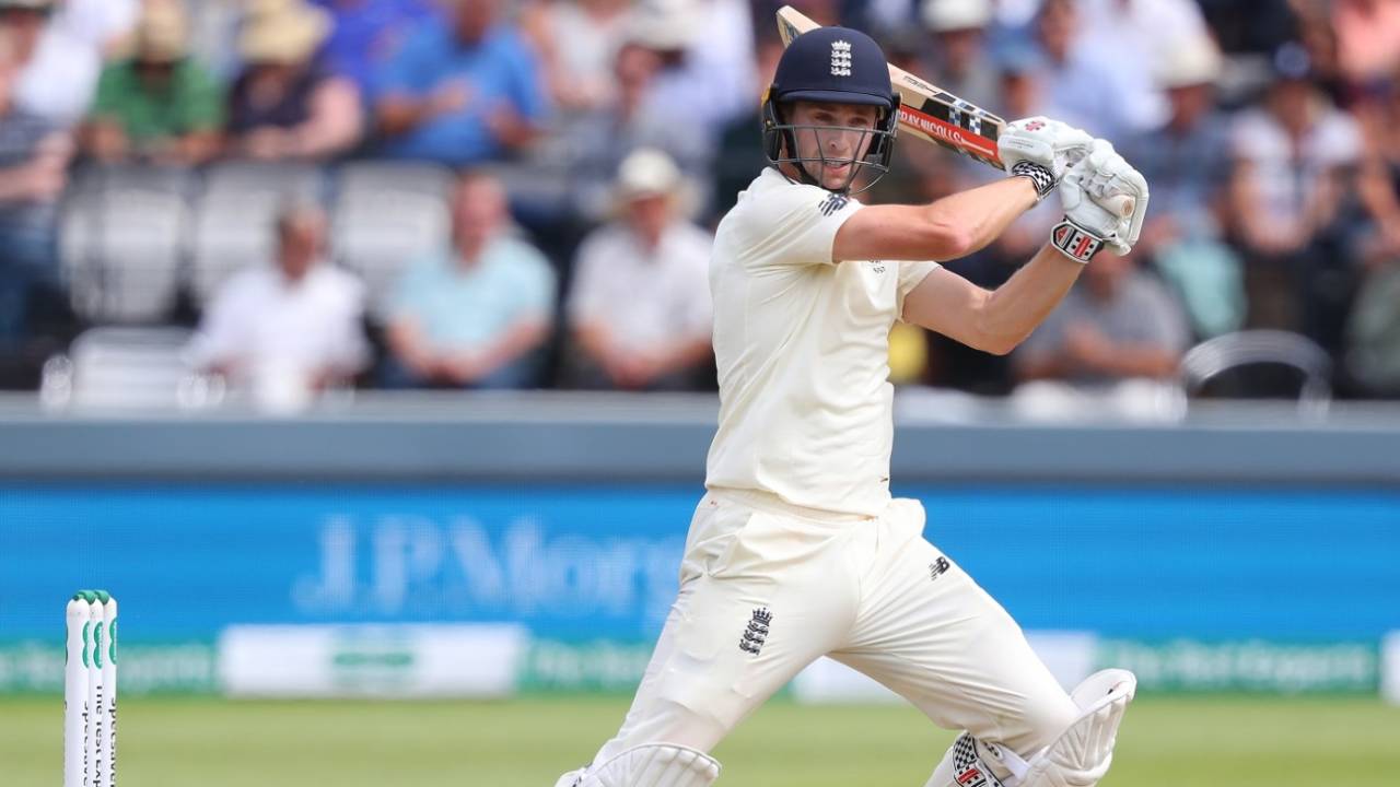 Chris Woakes plays a cut, England v India, 2nd Test, Lord's, 3rd day, August 11, 2018