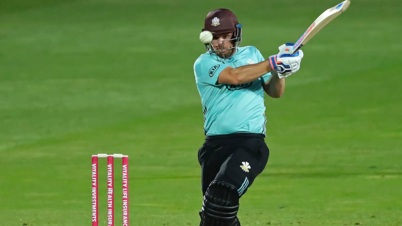 Aaron Finch was again in belligerent mood, Surrey v Hampshire, Vitality Blast, South Group, Kia Oval, August 15, 2018
