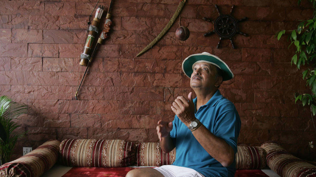 Ajit Wadekar at his home in Mumbai, August 10, 2007