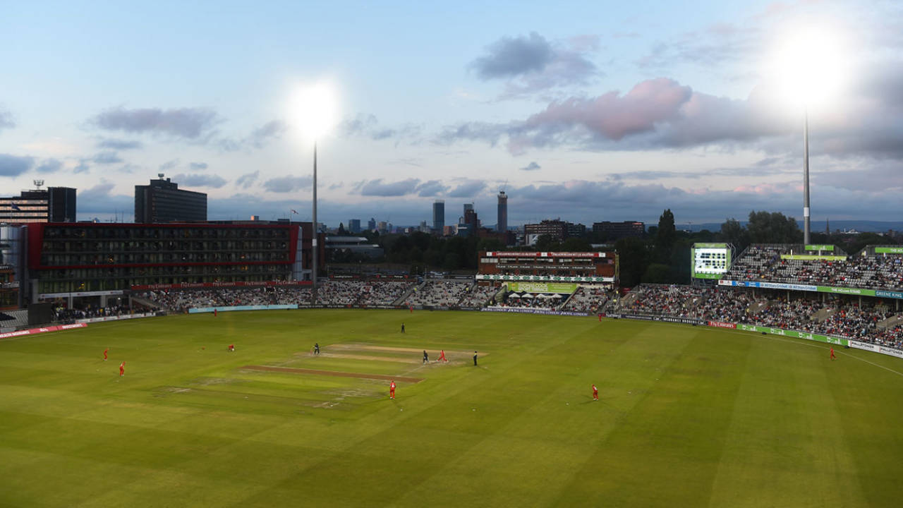 A general view over Old Trafford, Lancashire v Leicestershire, T20 Blast, North Group, August 3, 2018