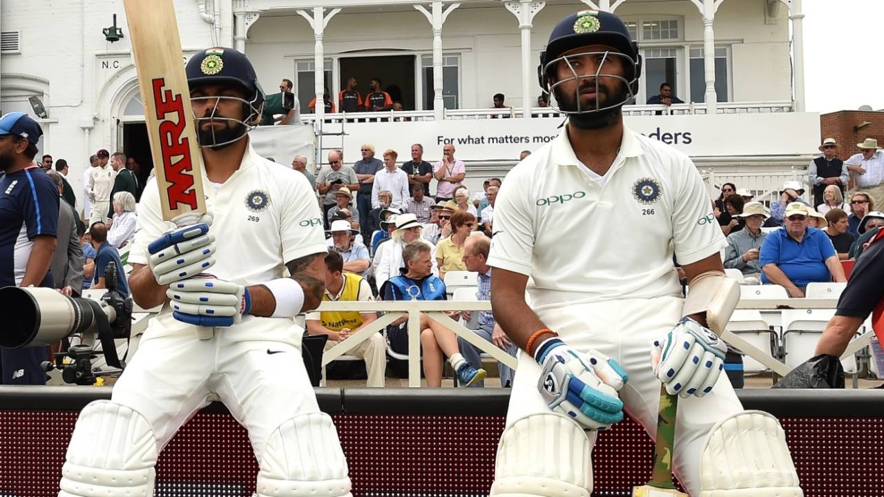 Kohli's approach to risk is different from Pujara's and it shows in their control figures&nbsp;&nbsp;&bull;&nbsp;&nbsp;AFP