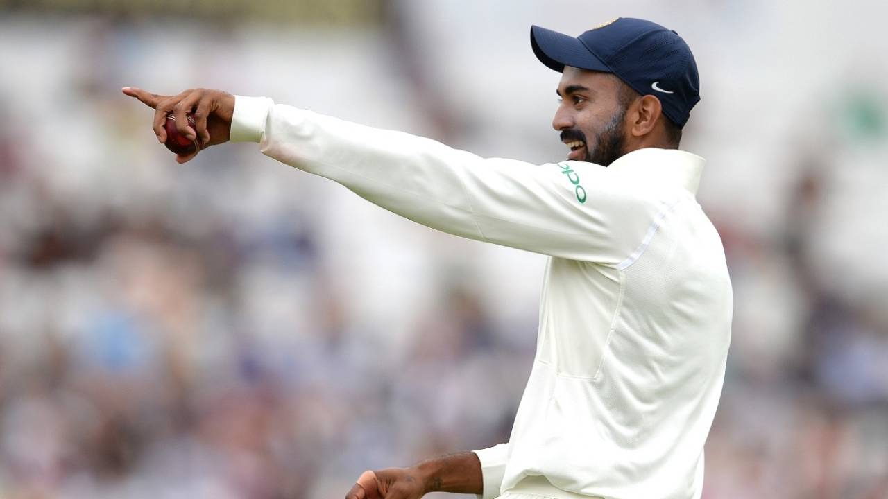KL Rahul celebrates after taking a catch&nbsp;&nbsp;&bull;&nbsp;&nbsp;Getty Images