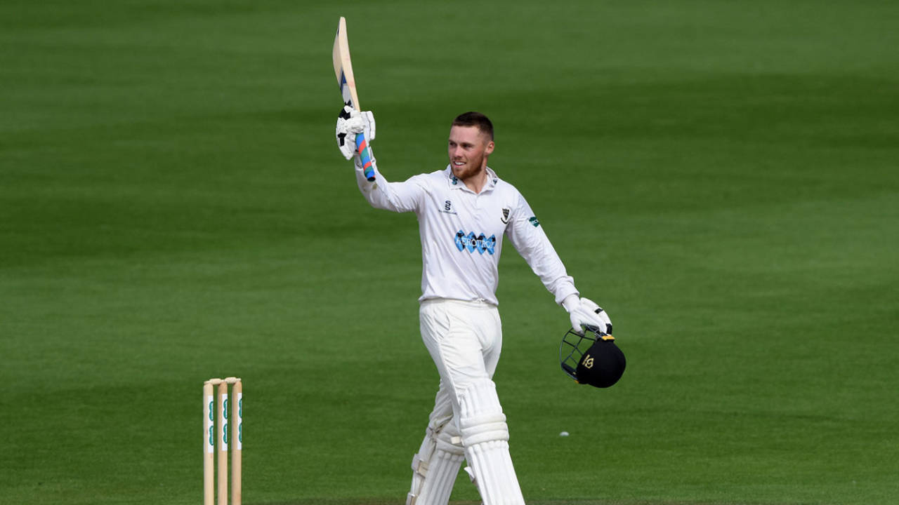 Phil Salt smashed a century off 87 balls, Sussex v Derbyshire, Specsavers Championship, Division Two, August 21, 2018