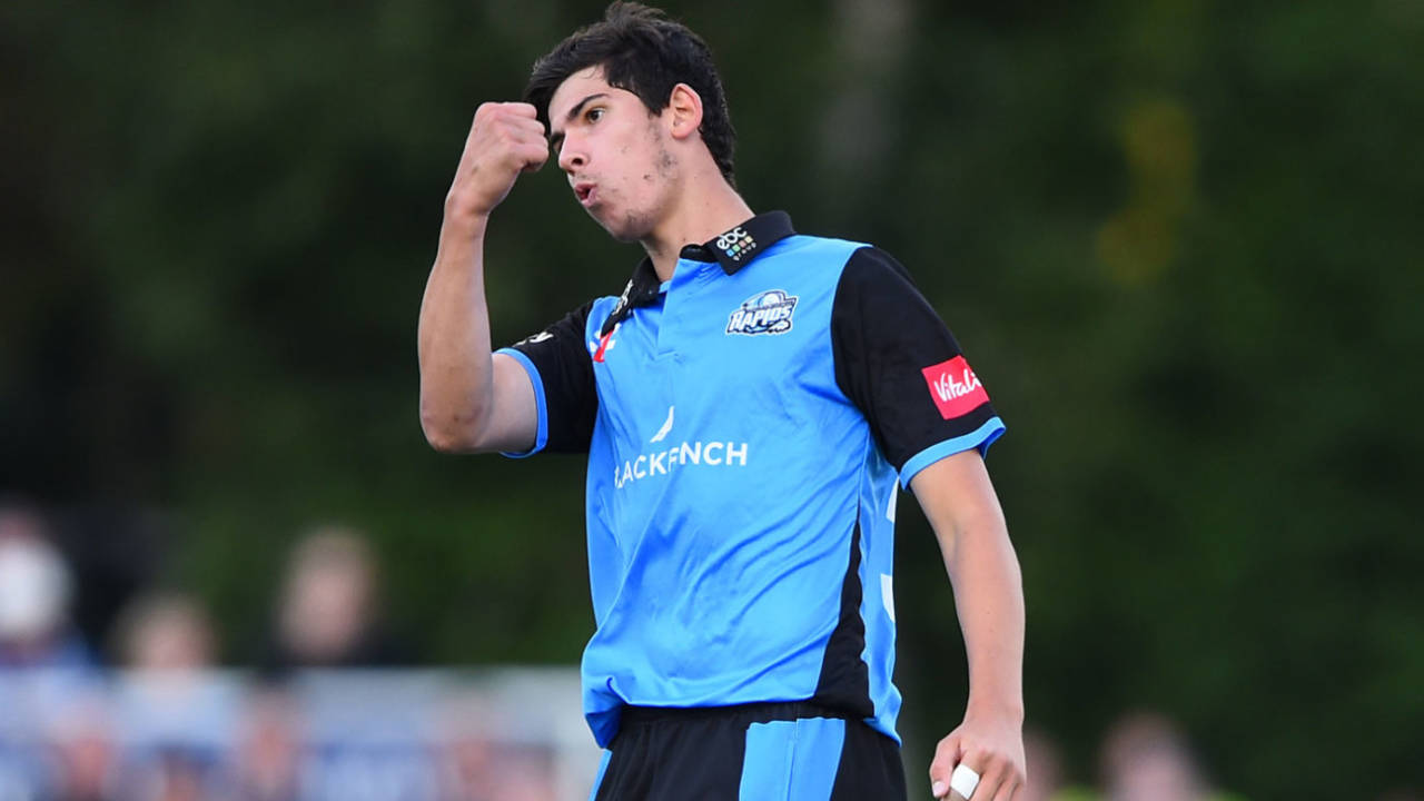 Pat Brown has had a prolific Blast season with the ball, Worcestershire v Derbyshire, Vitality Blast, North Group, New Road, August 9, 2018