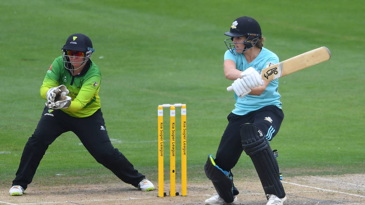 Nat Sciver led Surrey Stars to a competitive total&nbsp;&nbsp;&bull;&nbsp;&nbsp;Getty Images