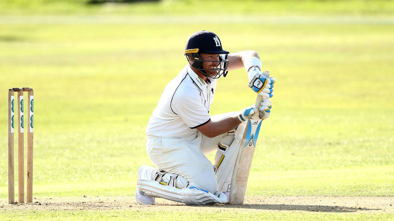 Ian Bell in action for Warwickshire, Colwyn Bay, August 29, 2018