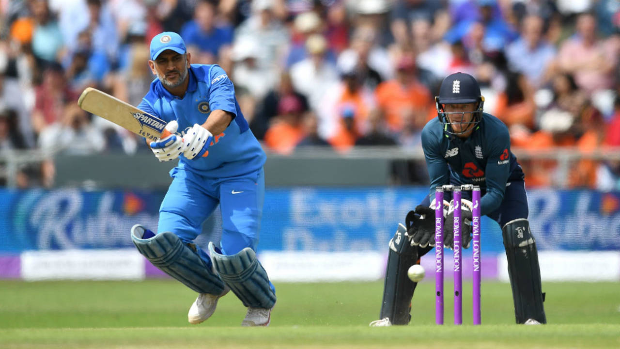 MS Dhoni made a 66-ball 42, England v India, 3rd ODI, Headingley, July 17, 2018