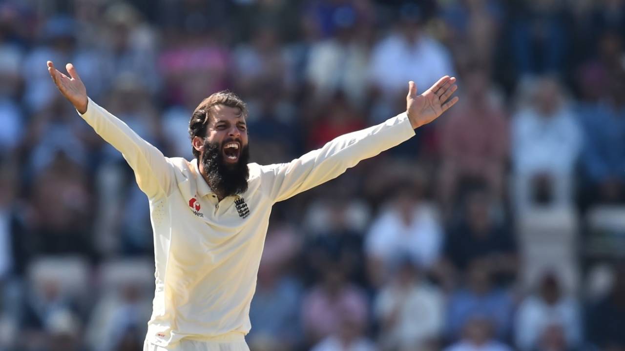 Moeen Ali goes up in appeal, England v India, 4th Test, Ageas Bowl, 4th day, September 2, 2018
