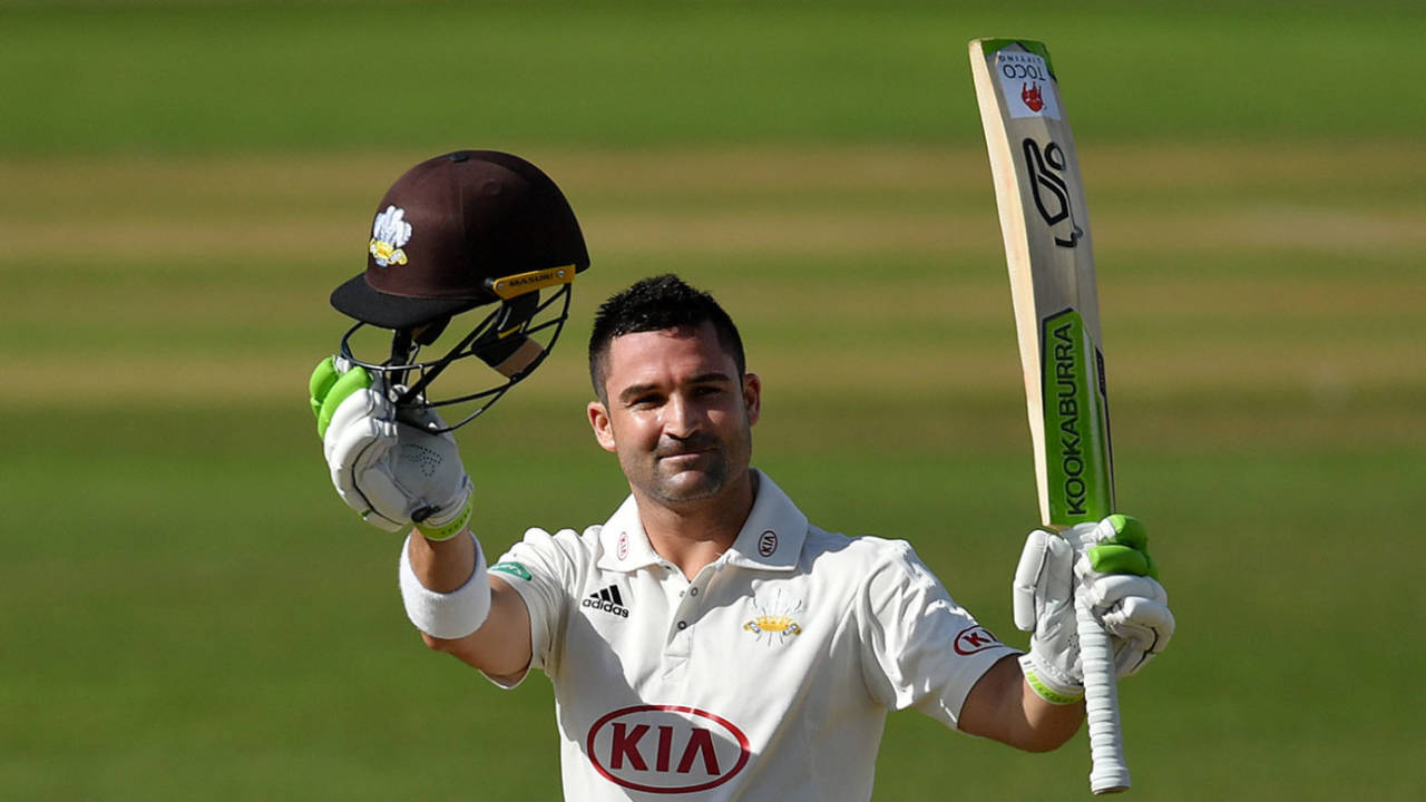 Dean Elgar brought up a century, Somerset v Surrey, Specsavers Championship, Division One, Taunton, September 19, 2018
