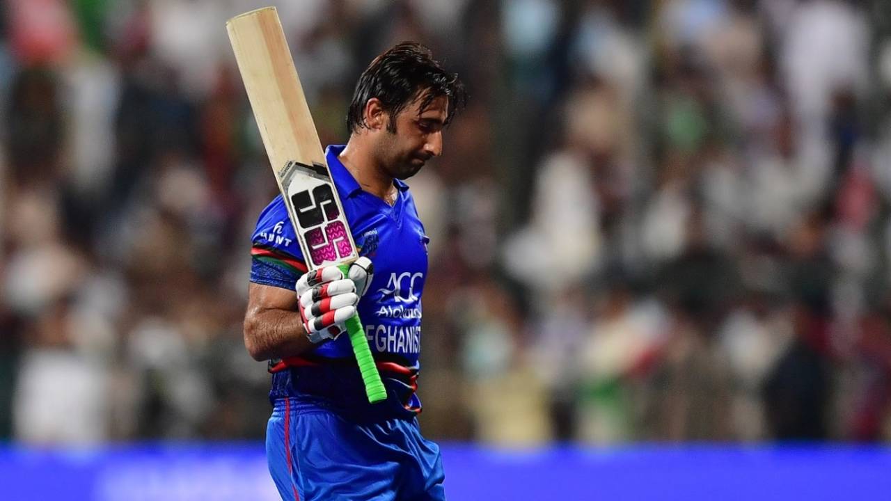 Asghar Afghan holds the record for most wins by a captain in T20Is, one more than MS Dhoni's mark of 41&nbsp;&nbsp;&bull;&nbsp;&nbsp;Getty Images