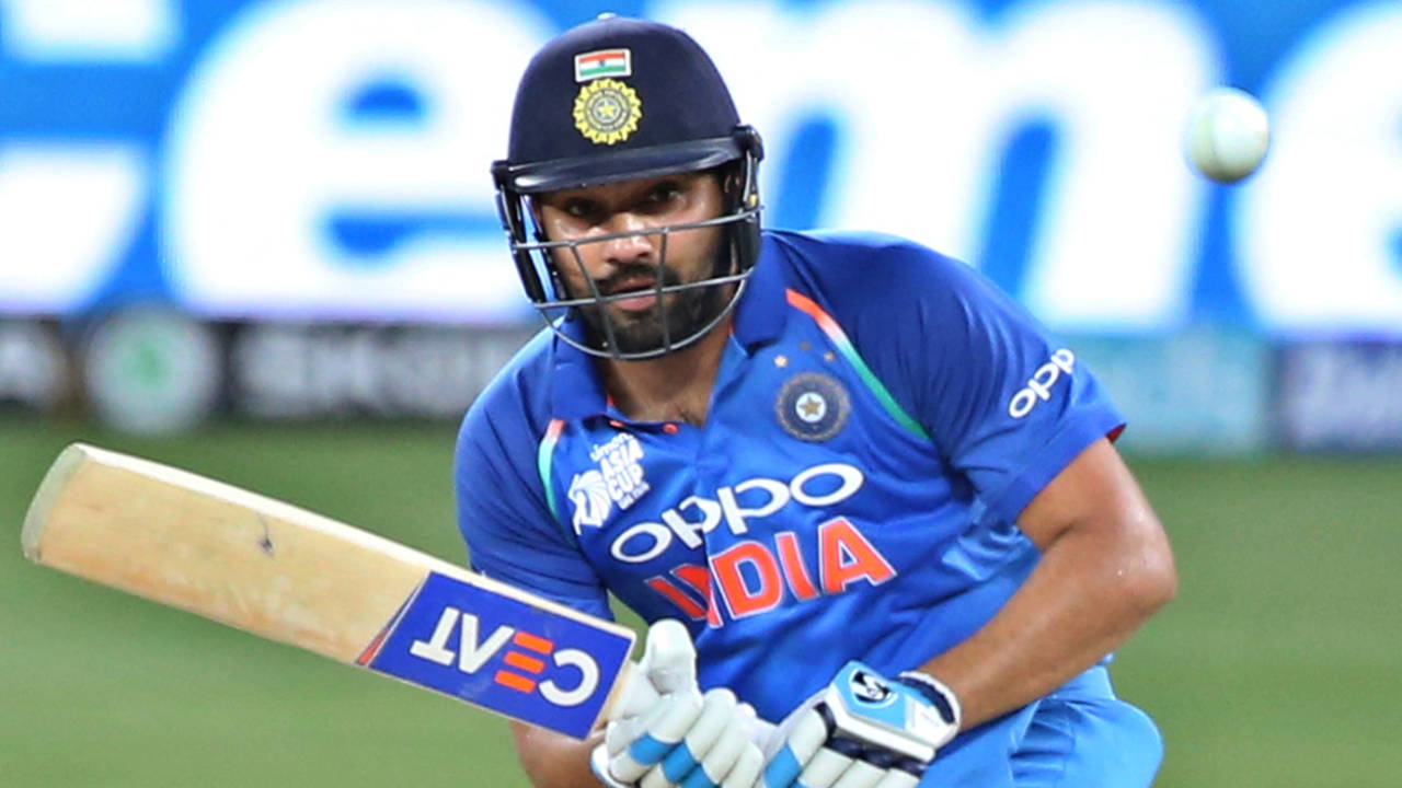 Rohit Sharma guides the ball towards the leg side, India v Pakistan, Super Four, Asia Cup 2018, Dubai, September 23, 2018