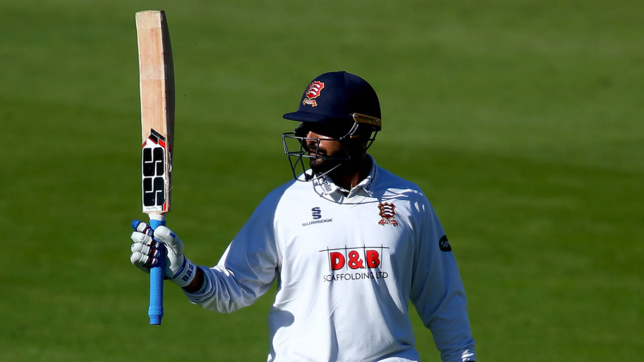 M Vijay brings up his half-century, Surrey v Essex, County Championship, Division One, The Oval, September 24, 2018
