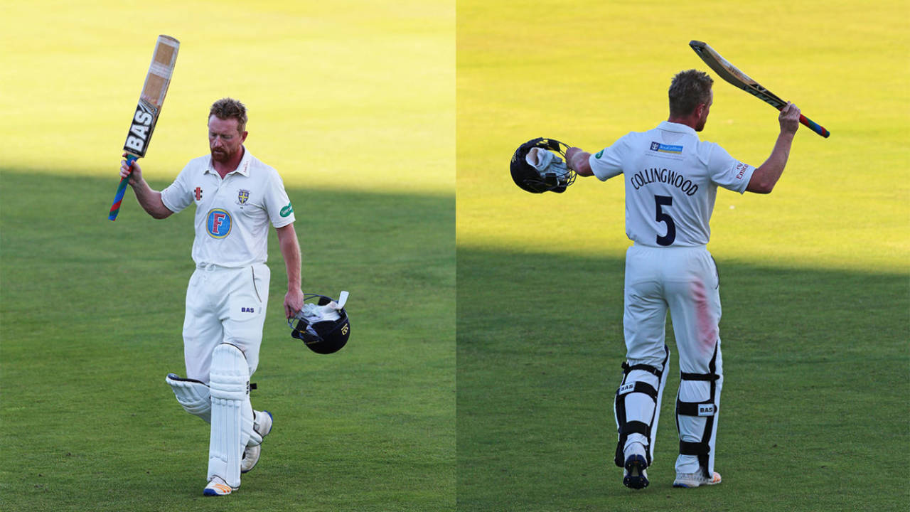 Paul Collingwood leaves the arena after his last innings, Durham v Middlesex, Specsavers Championship, Division Two, Chester-le-Street, September 26, 2018