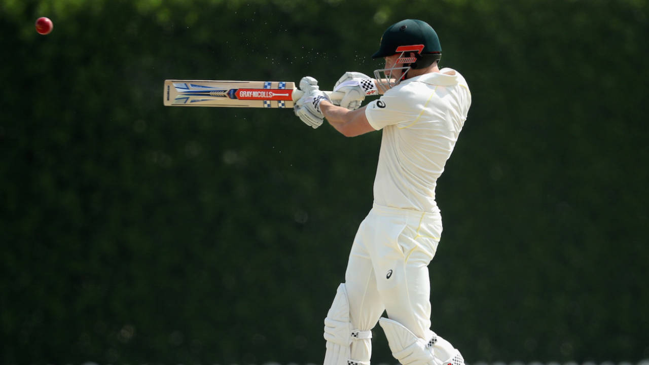 Shaun Marsh pulls, Pakistan A v Australians, 3rd day, Dubai, October 1, 2018