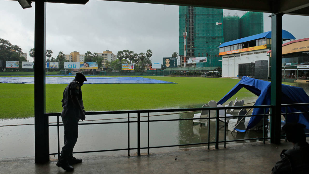 No chance of cricket: England's second warm-up match was washed out, Sri Lanka Board XI v England XI, Tour match, Colombo, October 6, 2018