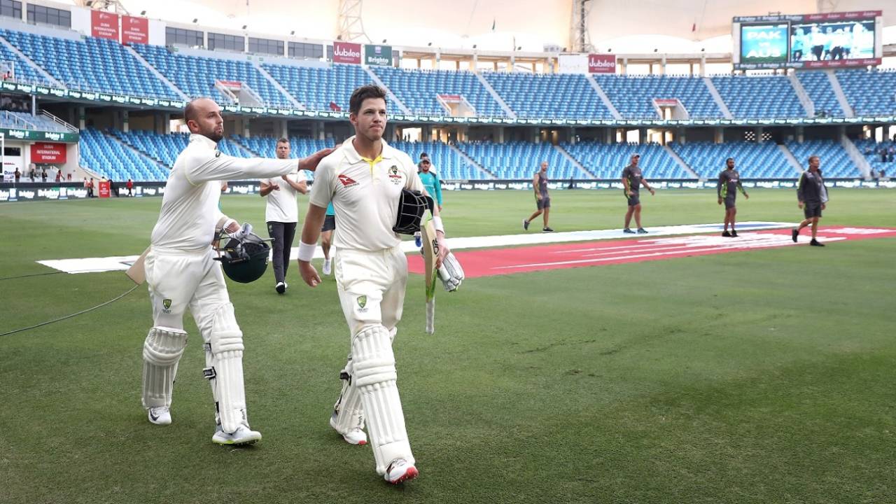 Tim Paine and Nathan Lyon held Pakistan to a draw, Pakistan v Australia, 1st Test, Dubai, 5th day, October 11, 2018