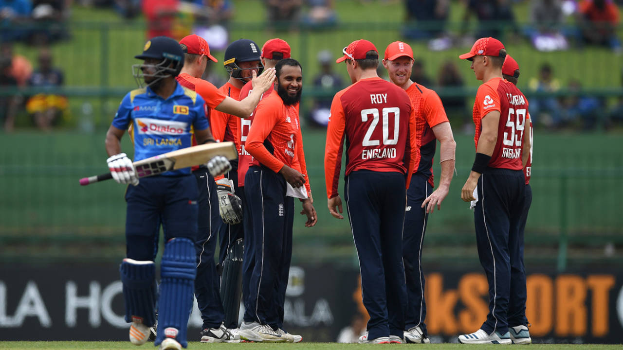 Adil Rashid claimed the scalp of Kusal Mendis, Sri Lanka v England, 4th ODI, Pallekele, October 20, 2018
