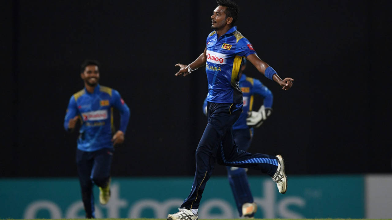 Dushmantha Chameera bowled an inspired opening spell, Sri Lanka v England, 5th ODI, October 23, 2018