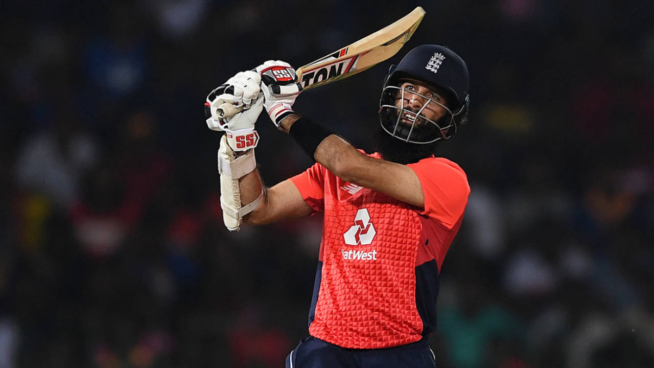 Moeen Ali hasn't been used in England's T20I team for nine matches and counting&nbsp;&nbsp;&bull;&nbsp;&nbsp;Getty Images