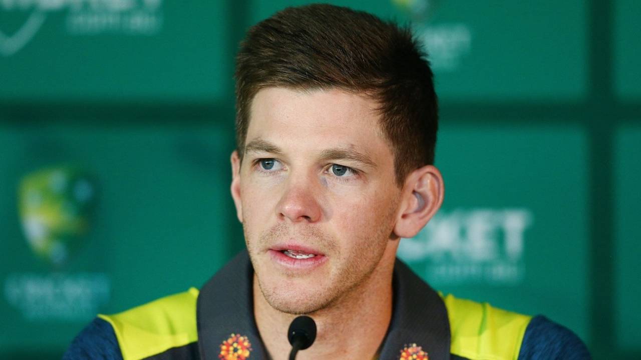 Tim Paine discusses the findings on Cricket Australia, Melbourne, October 29, 2018