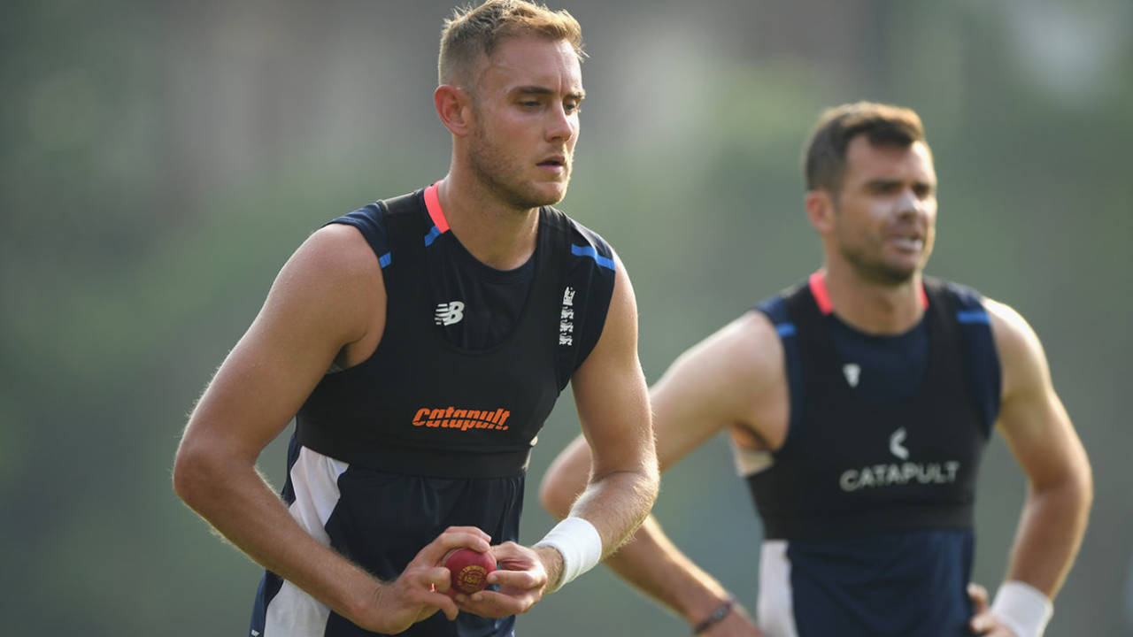 Stuart Broad and James Anderson could be competing for one spot in the Test side, Colombo, October 29, 2018