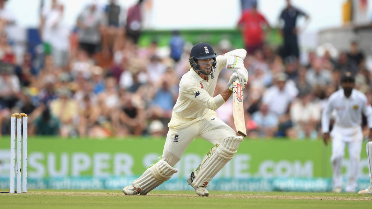 Ben Foakes drives down the ground, Sri Lanka v England, 1st Test, Galle, 1st day, November 6, 2018