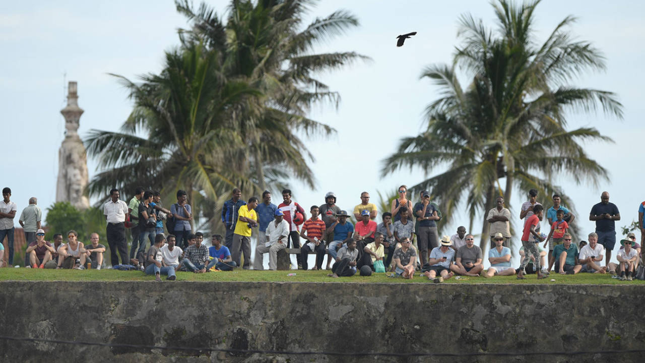 England's fans enjoy the view from up on Galle Fort, Sri Lanka v England, 1st Test, 3rd day, Galle, November 8, 2018