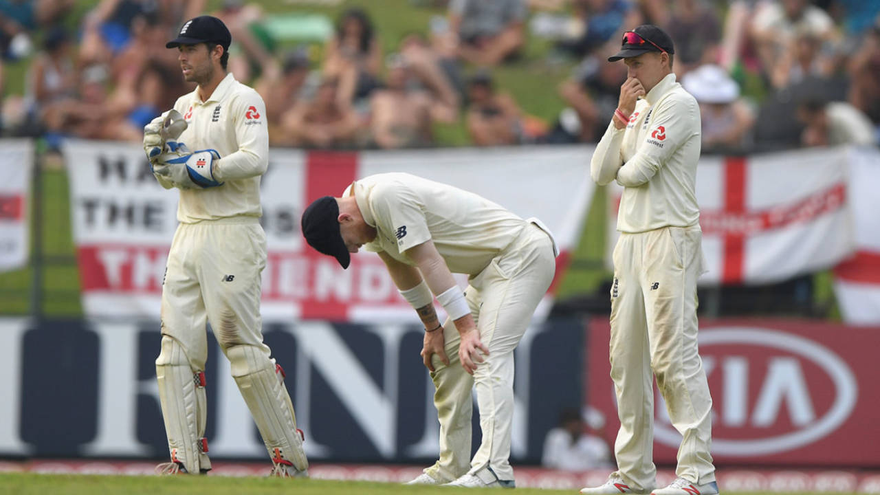 England endured a tough day in the field, Sri Lanka v England, 2nd Test, Pallekele, 2nd day, November 15, 2018