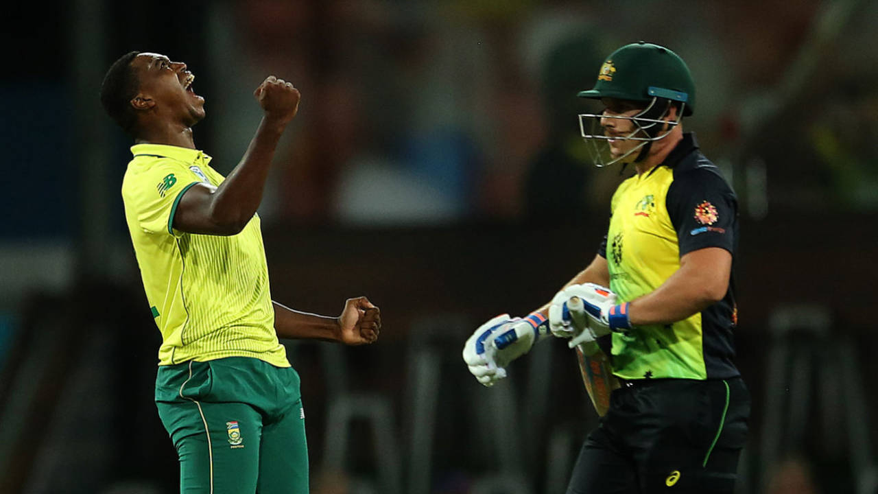 Lungi Ngidi (left) will be unavailable for South Africa's home summer series against Pakistan&nbsp;&nbsp;&bull;&nbsp;&nbsp;Getty Images