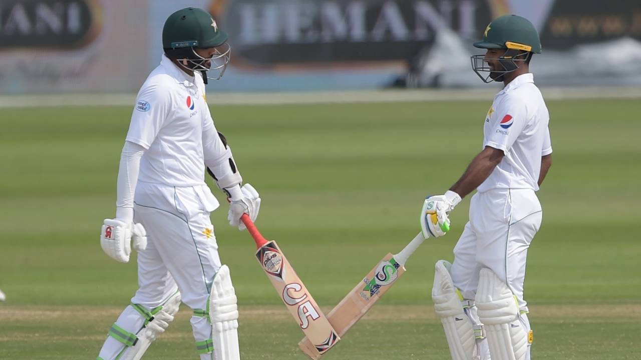 Azhar Ali and Asad Shafiq had a highly profitable union at the crease, Pakistan v New Zealand, 3rd Test, Abu Dhabi, 3rd day, December 5, 2018