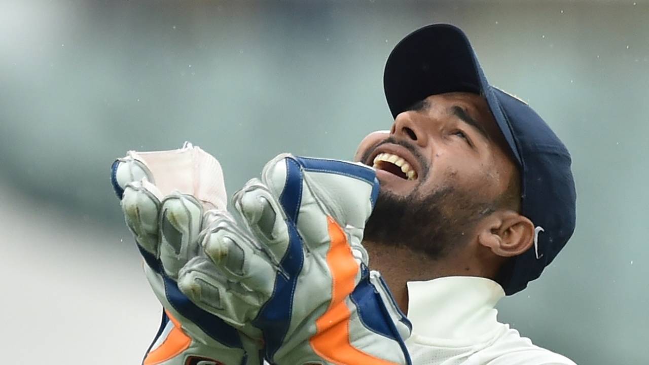 Rishabh Pant takes a catch, Australia v India, 1st Test, Adelaide, 2nd day, December 7, 2018