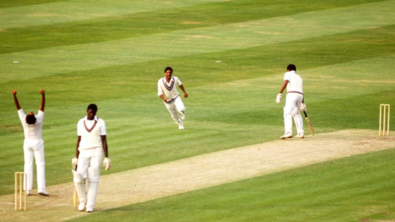 An "overconfident" West Indies went down against India in the 1983 final&nbsp;&nbsp;&bull;&nbsp;&nbsp;Adrian Murrell/AllSport UK Ltd