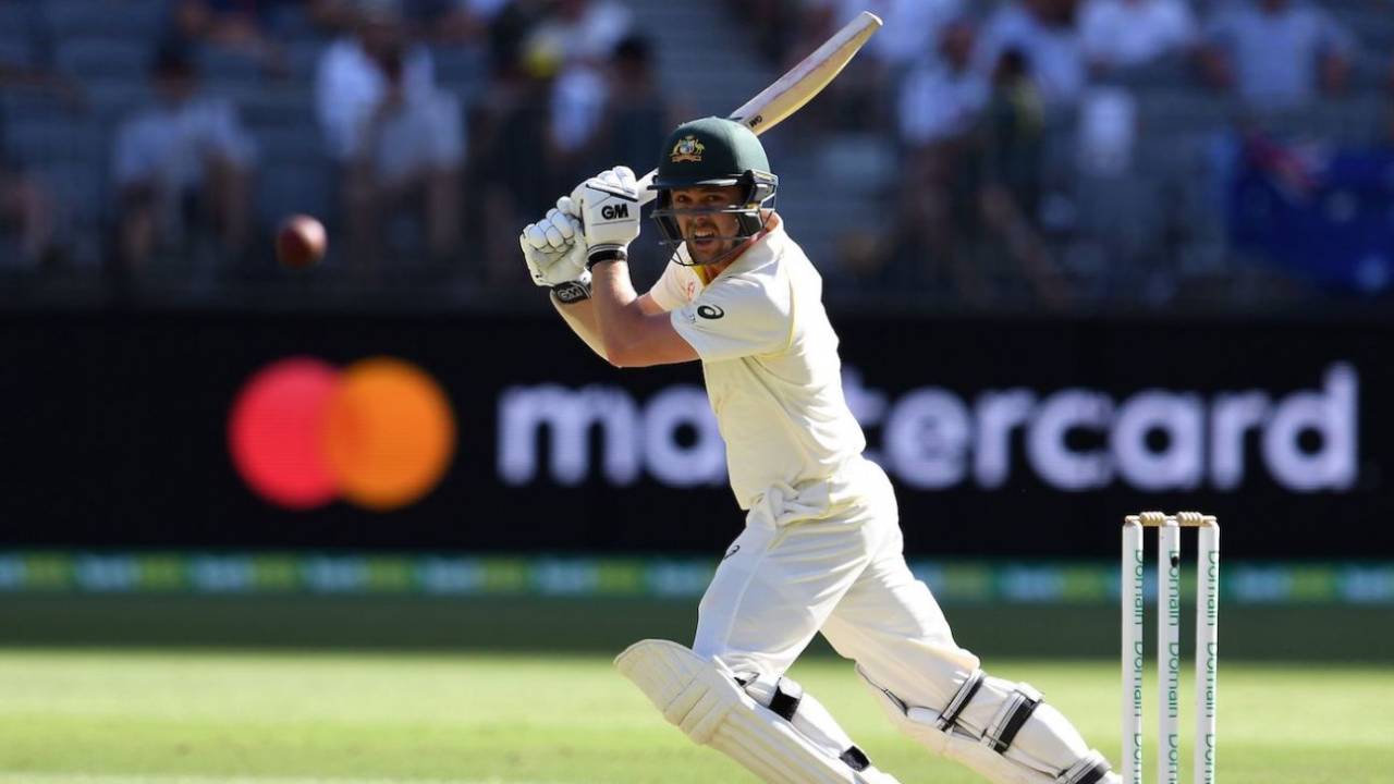 Travis Head steers the ball behind square, Australia v India, 2nd Test, Perth, 1st day, December 14, 2018
