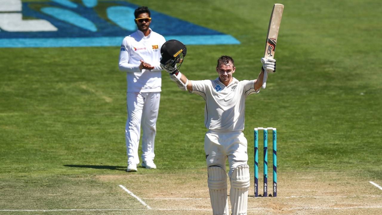 Tom Latham racked up his maiden Test match double century, New Zealand v Sri Lanka, 1st Test, Wellington, 3rd day, December 17, 2018
