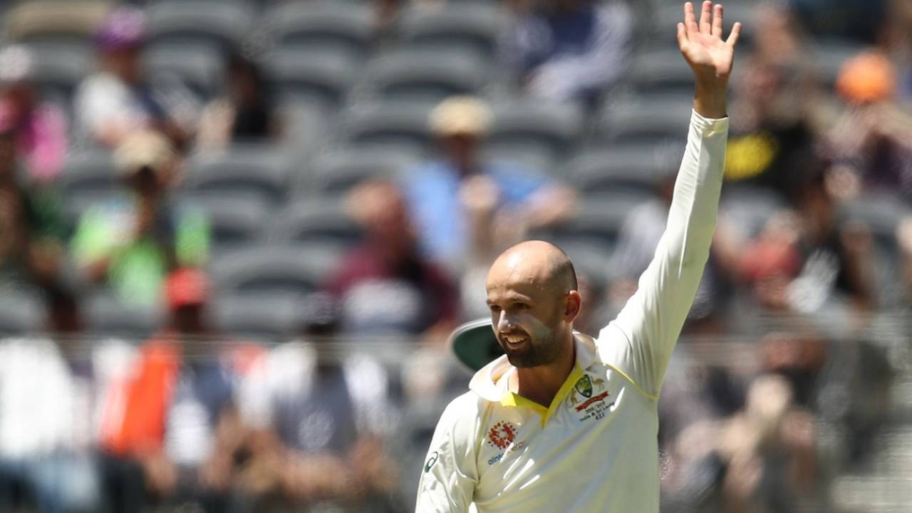 Nathan Lyon chuffed to have taken a wicket&nbsp;&nbsp;&bull;&nbsp;&nbsp;Getty Images